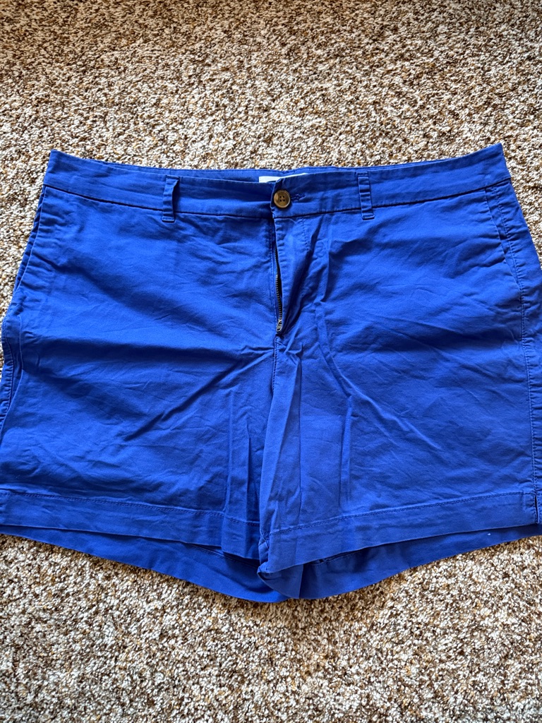 Old Navy Royal Blue Women's Chino Shorts 4” Inseam